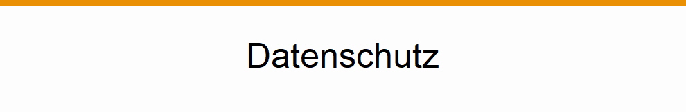 Datenschutz